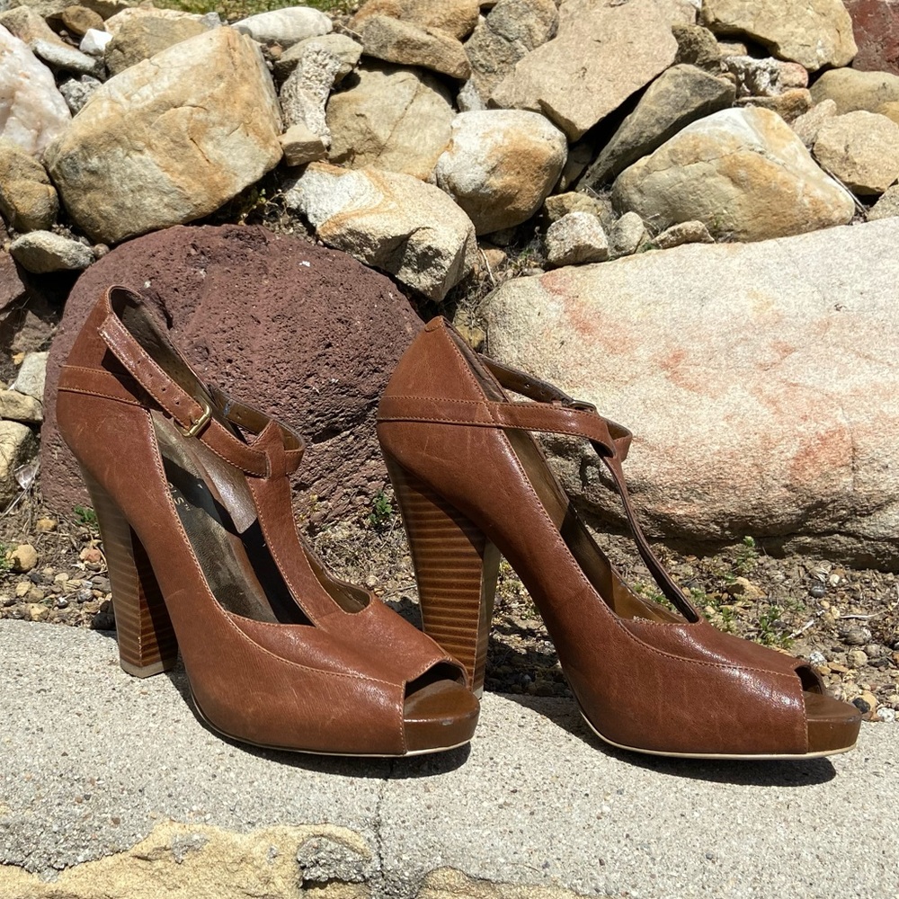 BCBG Brown Heels